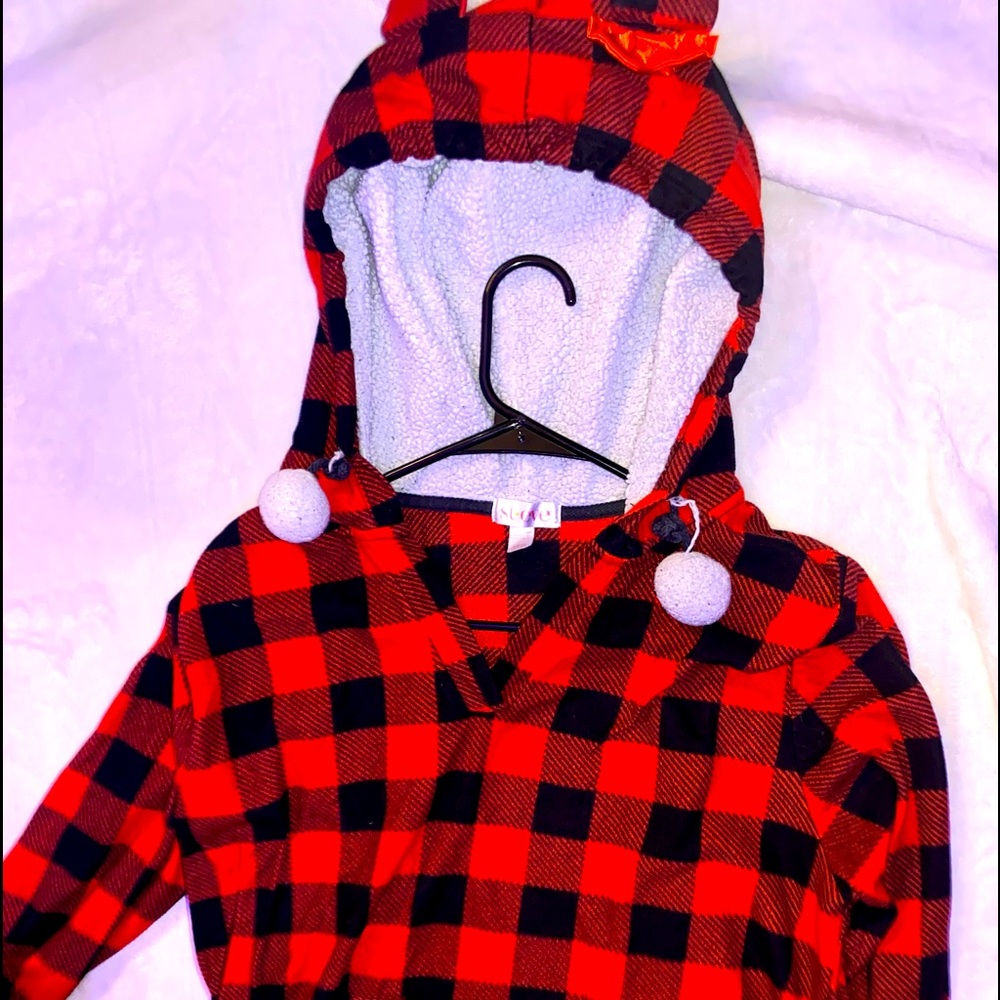 Plaid Pajama Hoodie